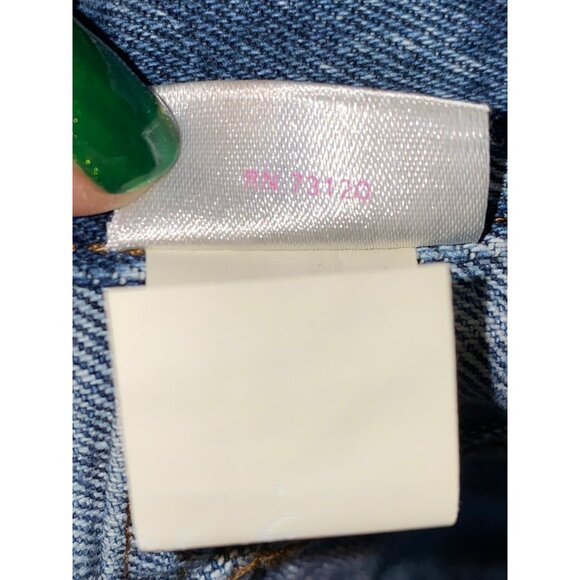 Fredericks Of Hollywood / Lee Vintage  Womens Reclaimed Recycled Patchwork Jeans - Picture 11 of 11